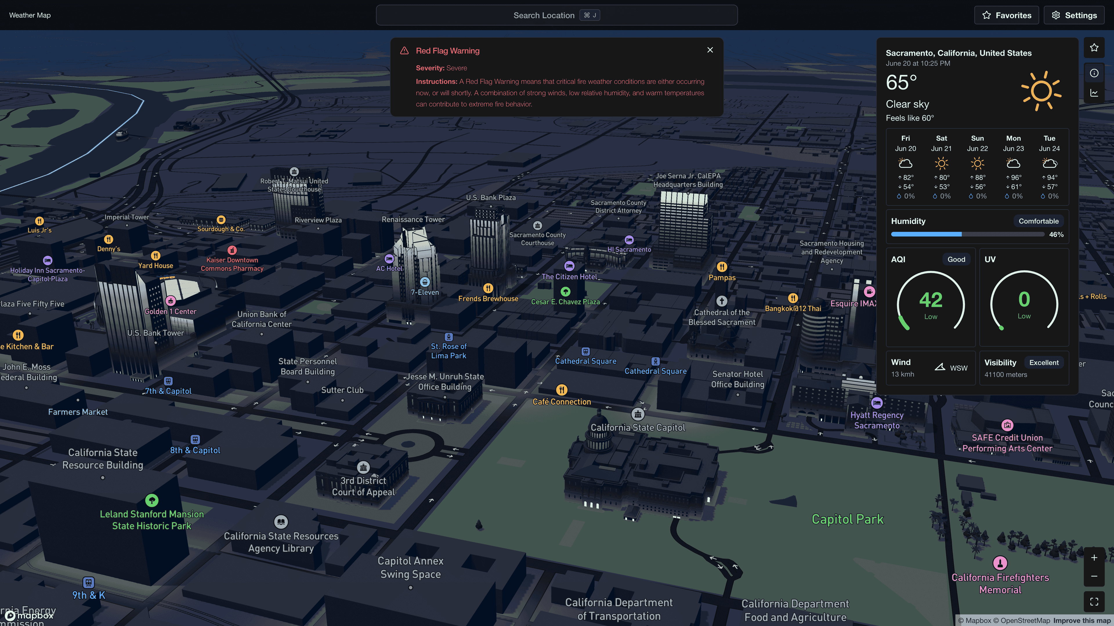 Weather Map project image 1